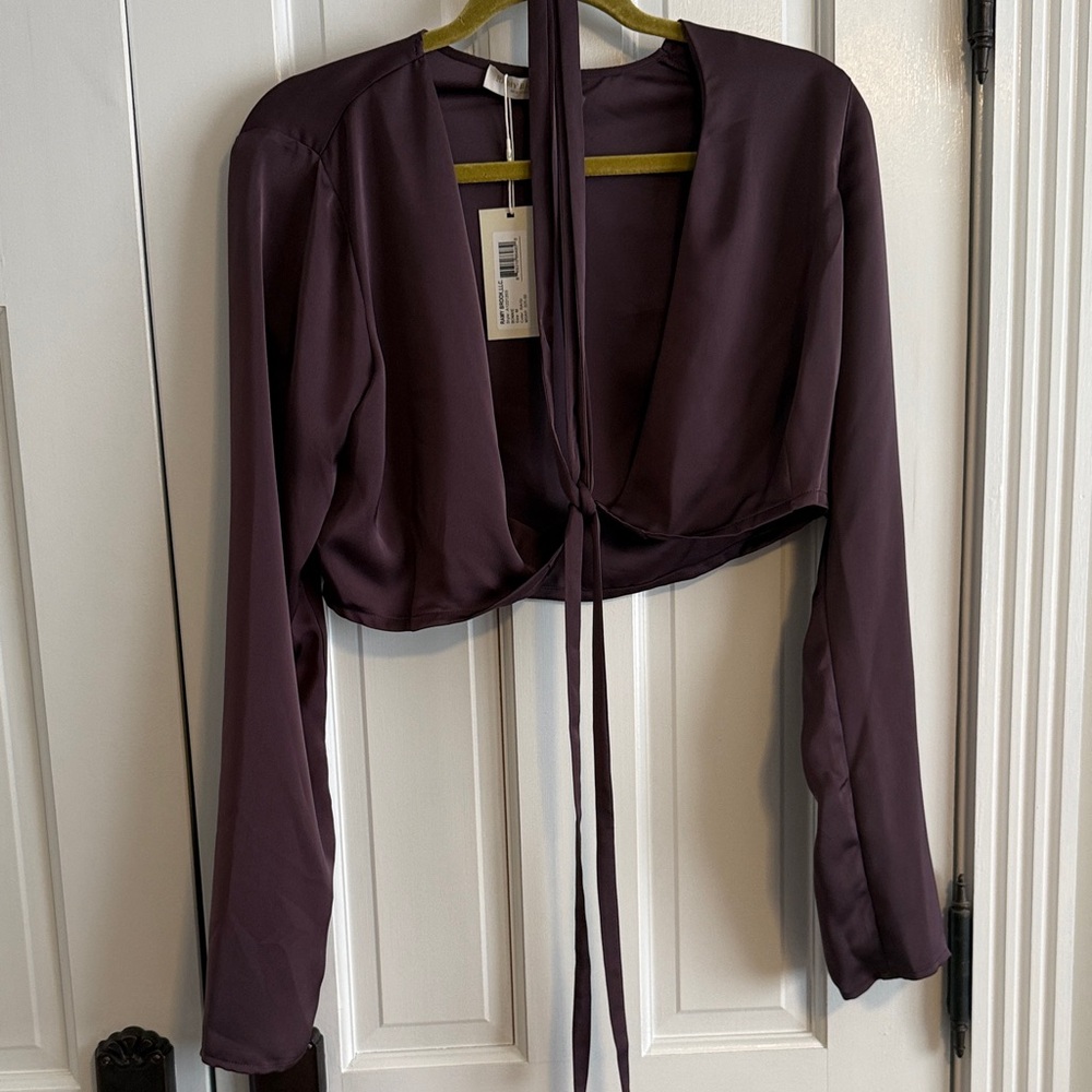 Ramy Brook Deep Purple Blouse